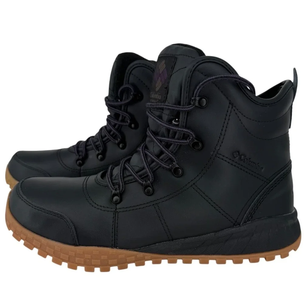 Columbia Mens Fairbanks Rover Boots Omni-Heat Black Gum Sz 10.5 Outdoor Gorpcorr